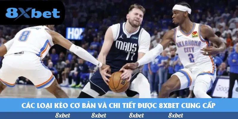 Các loại kèo cơ bản và chi tiết được 8xbet cung cấp