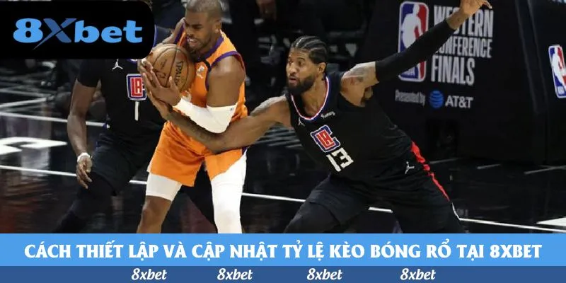 Cách thiết lập và cập nhật tỷ lệ kèo bóng rổ tại 8xbet